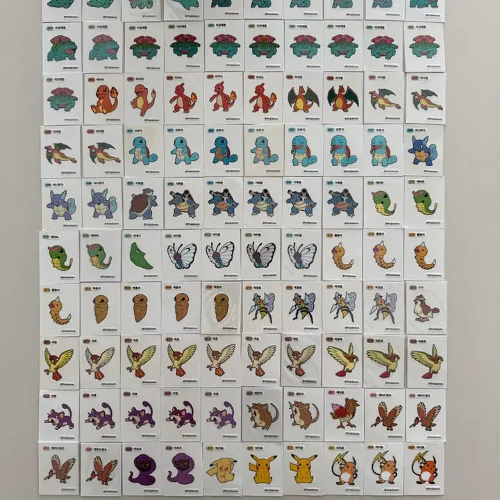 [BUNJANG] Pokemon TCG Stickers (933 pcs) / 포켓몬스터 - 띠부띠부씰 (933장)