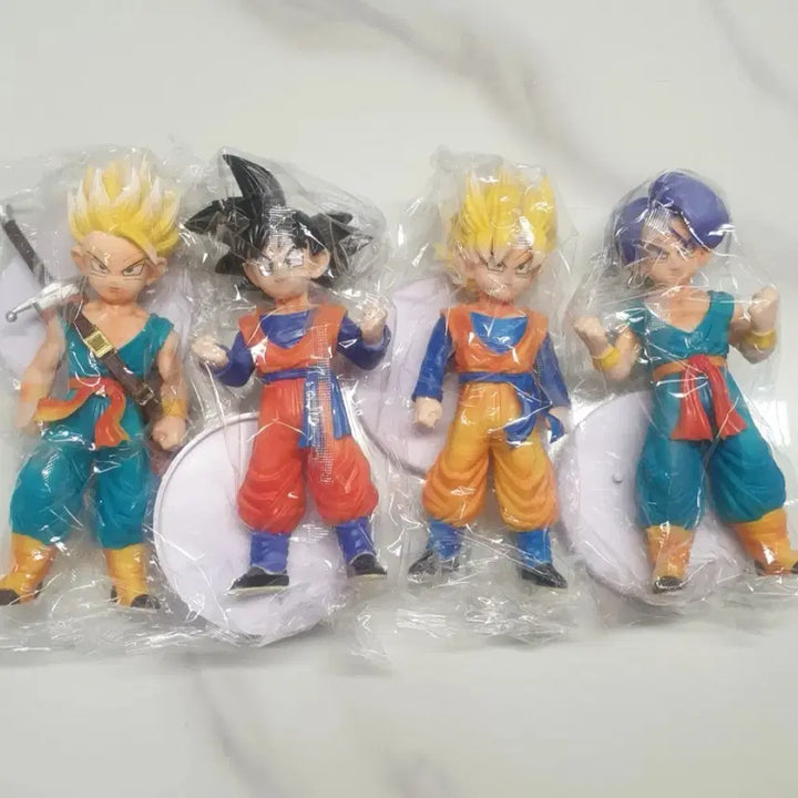 [BUNJANG] Dragon Ball Trunks &amp; Son Goten 4-Figure Set (Sealed Bundle) / 드래곤볼 트랭크스 손오천 4종 미개봉 피규어 세트 일괄로 판매합니다.
