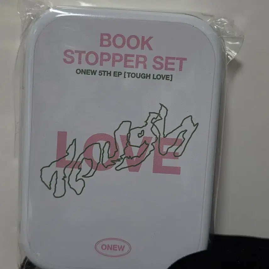 [BUNJANG] Onew Bookstopper Tin Case Set / 온유 북스토퍼 틴케이스 세트