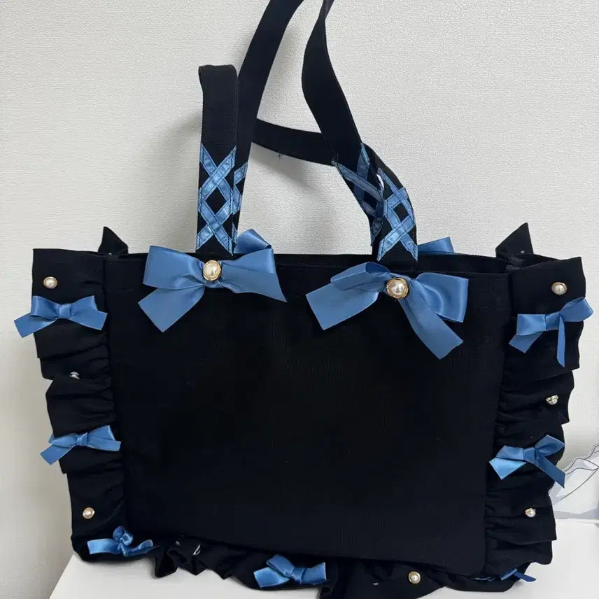[BUNJANG] Zakamart Black Edition Smoke Blue A4 Ita Bag / 자카마트 블랙에디션 스모크블루 A4 이타백 판매(거의새것)