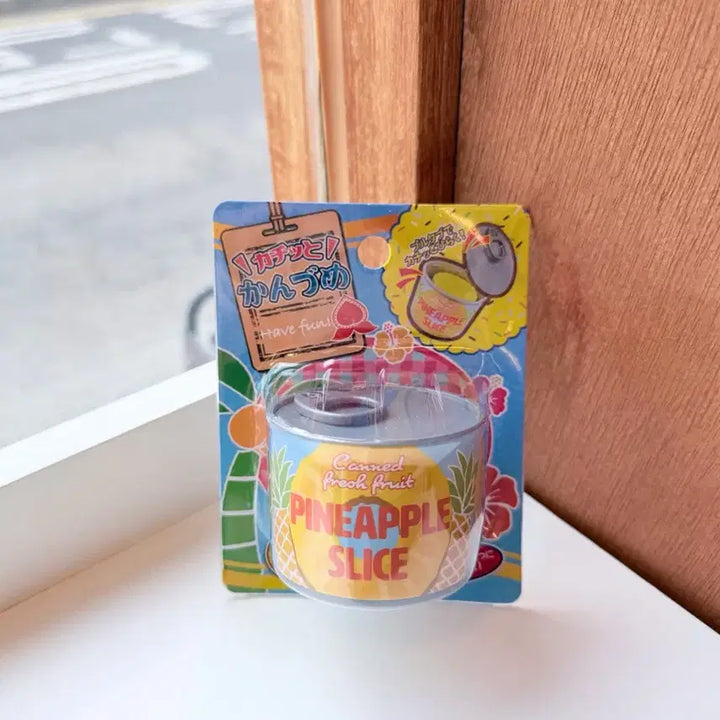 [BUNJANG] Japanese Pineapple and Peach Canned Fruit Toy Set / 일본 귀요미 파인애플, 복숭아 통조림 장난감 2종 세트