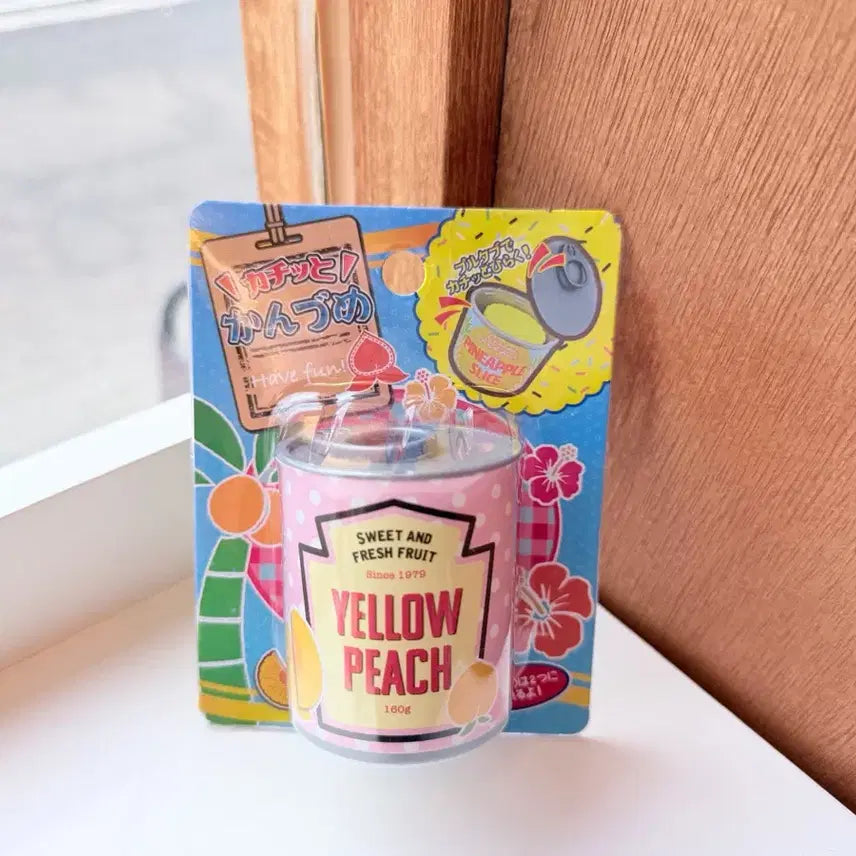 [BUNJANG] Japanese Pineapple &amp; Peach Can Toy Set / 일본 귀요미 파인애플, 복숭아 통조림 장난감 2종 세트