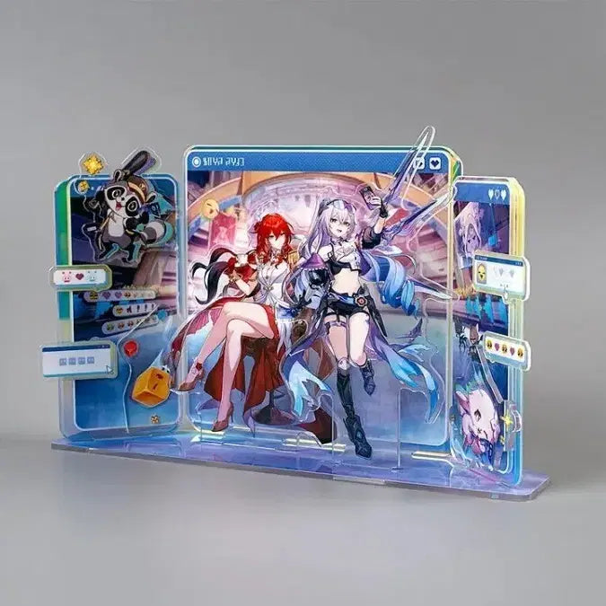[BUNJANG] Honkai: Star Rail Exhibition Acrylic Diorama Himiko &amp; Silver Wolf - A Memory of Walking Among Stars (Sealed) / 미개봉)붕괴 스타레일 전시회 아크릴 디오라마 히메코 은랑 별 사이를 걷는 회고록