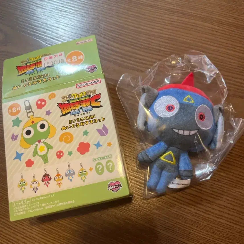 [BUNJANG] Keroro Mini Mini Chibi Mascot Plush Doll (Sealed) / 케로로 미니미니 치비 마스코트 누이 인형 미개봉