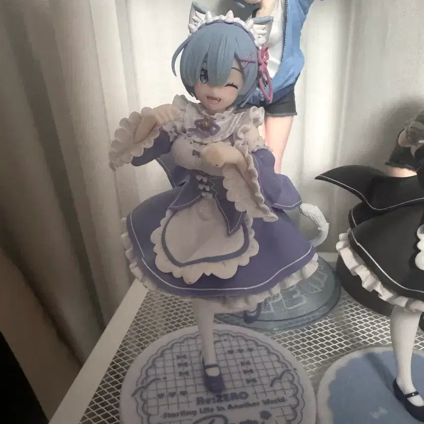 [BUNJANG] Rem Cat Ear Maid Outfit Figure / 리제로 렘 고양이 귀 메이드복 피규어 네코미미