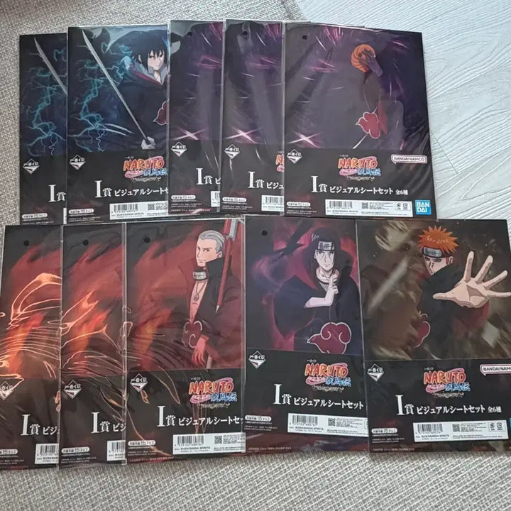 [BUNJANG] Naruto Ichiban Kuji Acrylic Charm &amp; Visual Sheet Set / 나루토 제일복권 H상 I상 20종 일괄 아크릴챰 비주얼 시트 포스터 하위상 이치방쿠지