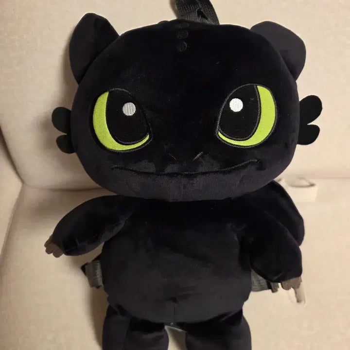 [BUNJANG] How to Train Your Dragon Toothless Dragonfly Light Fury Backpack / 새싱품) 드래곤 길들이기 투슬리스 인형 가방 드래곤플라이트 라이트퓨리 백팩