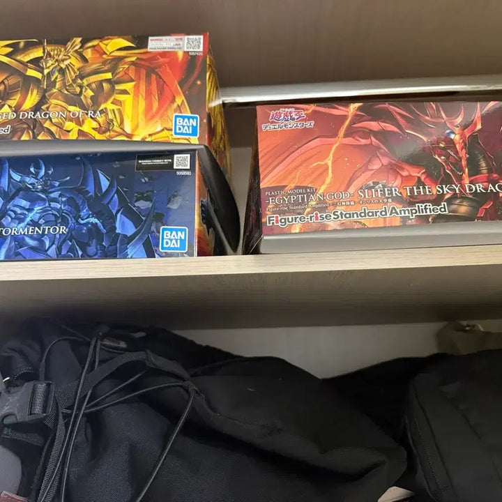 [BUNJANG] Yu-Gi-Oh! Three Egyptian Gods Plastic Model Kit Set / 유희왕 삼환신 프라모델3종 일괄