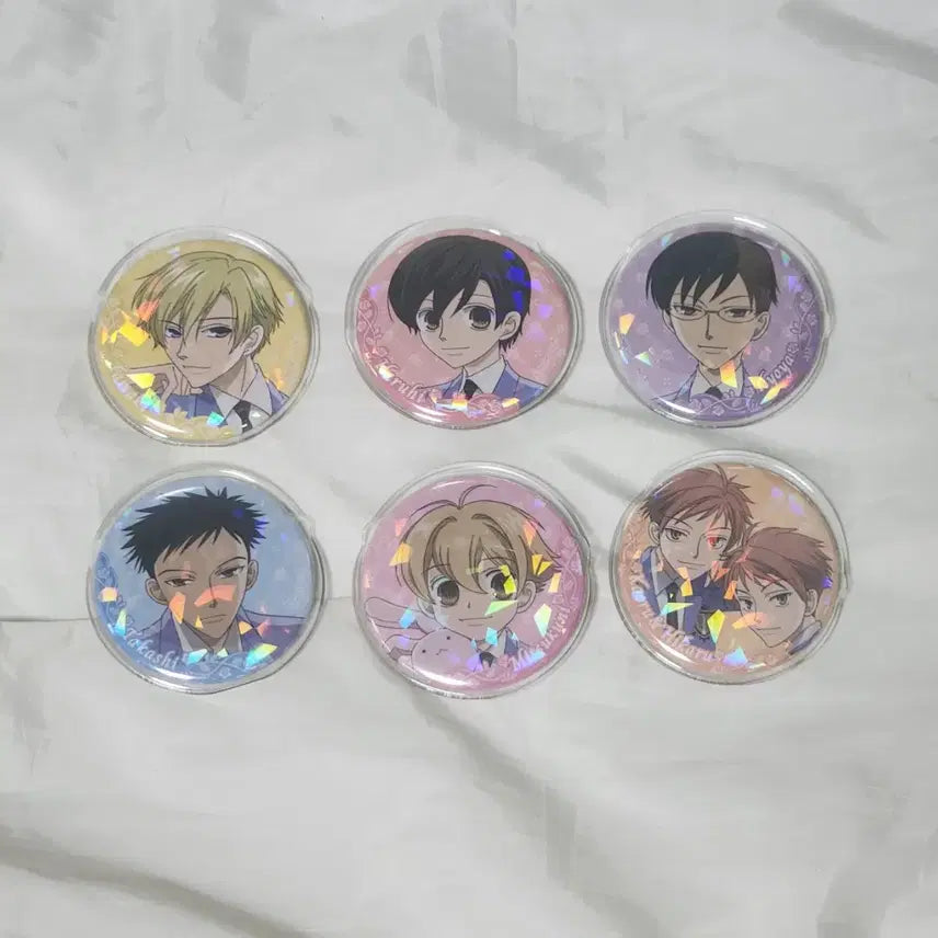 [BUNJANG] Ouran High School Host Club Haruhi Tamaki Hikaru Kaoru Bromide Set / 오란고교 호스트부 하루히 타마키 히카루 카오루 등 캔뱃지 일괄 세트