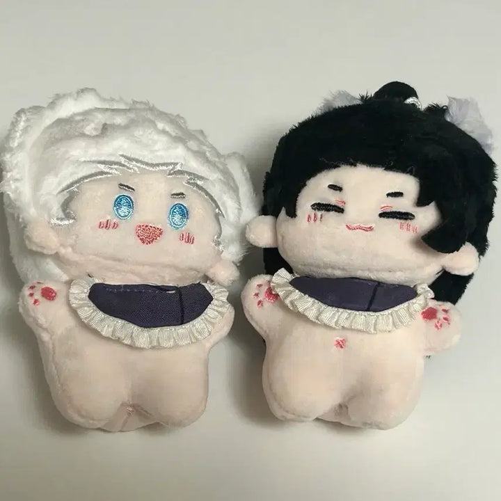 [BUNJANG] Jujutsu Kaisen Baby Gojo &amp; Geto 10cm Plush Doll Bundle / 주술회전 아기 고죠&amp;게토 10cm 솜인형 일괄로 팔아요!
