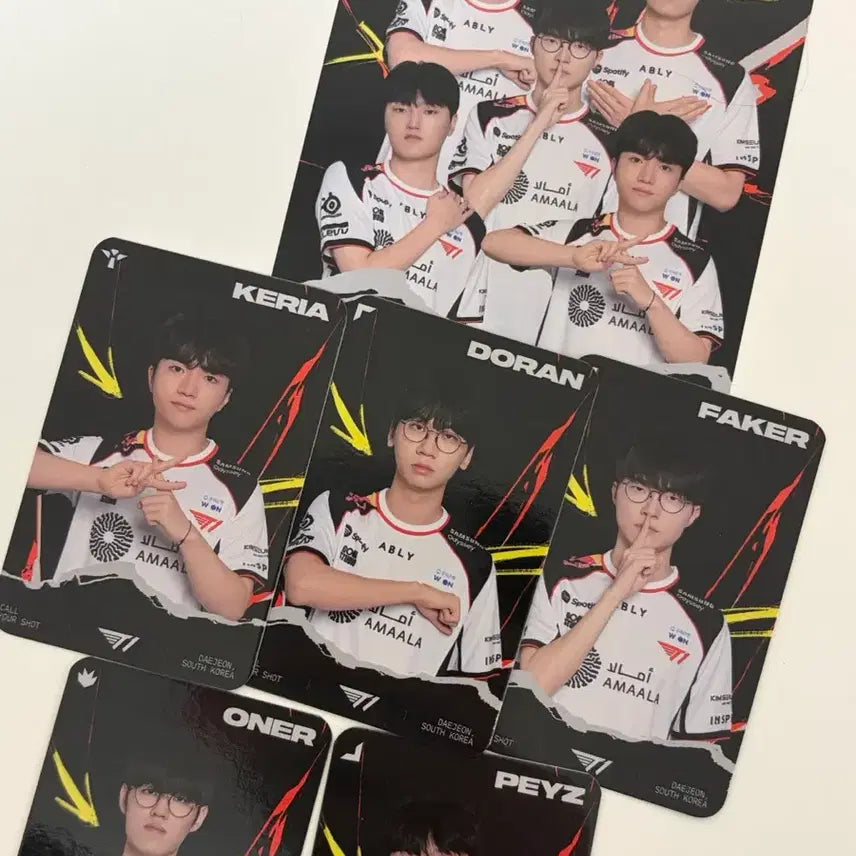 [BUNJANG] T1 2026 MSI Fan Festa Postcard + Photocard Bundle Set / 2026 MSI T1 엽서 + 포토카드