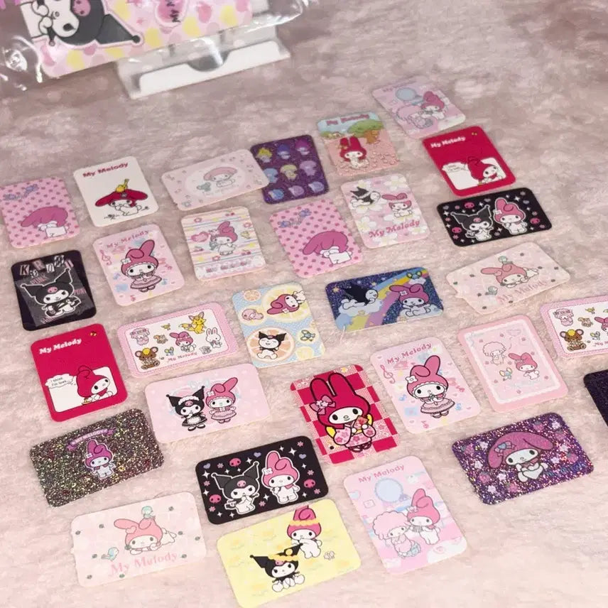 [BUNJANG] Sanrio My Melody &amp; Kuromi Sticker Pack / 고전 산리오 마이멜로디 쿠로미 스티커 팩
