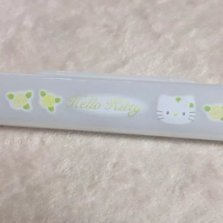 [BUNJANG] Vintage Hello Kitty Cutlery Box Pencil Case / 고전 헬로키티 수저 보관함 필통 케이스