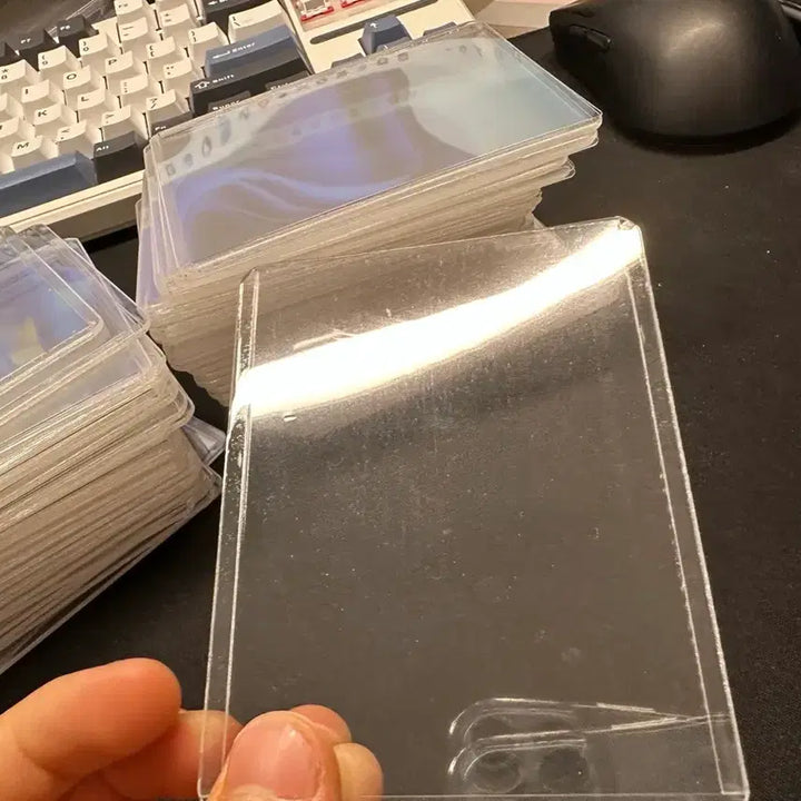 [BUNJANG] Approximately 65 Card Sleeves/Top Loaders / 탑로더 약 65개 판매합니다.
