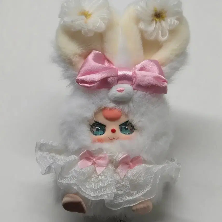 [BUNJANG] Babysle Three Flower Fairy Pink Forehead Beautiful Eyes Cat Mouth Figure / 베이비쓰리 꽃요정 플라워 예쁜눈 판매합니다.