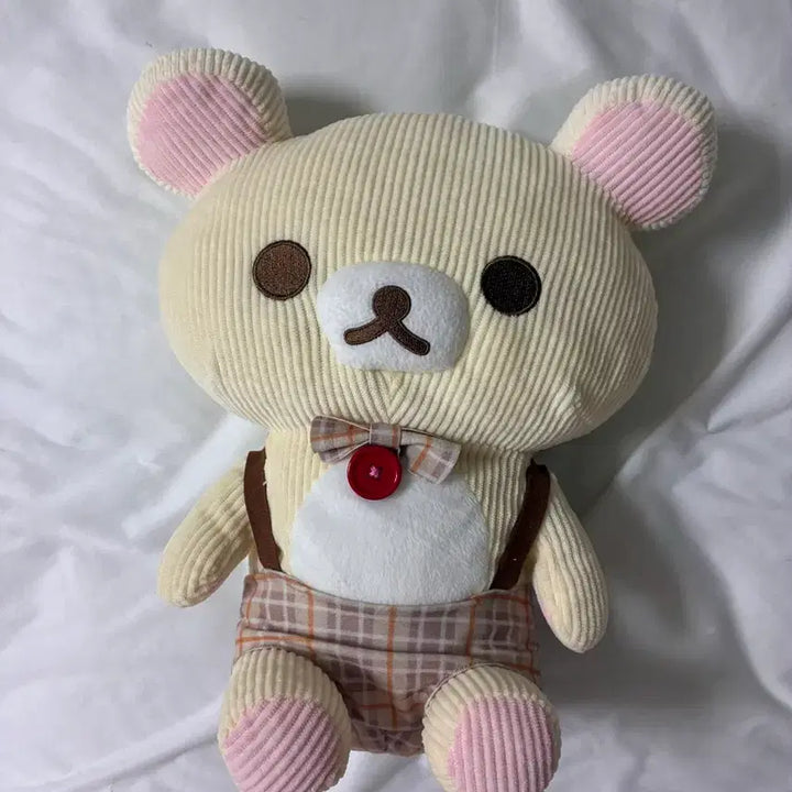 [BUNJANG] Rilakkuma Overalls Plush Doll / 멜빵 코리락쿠마 인형