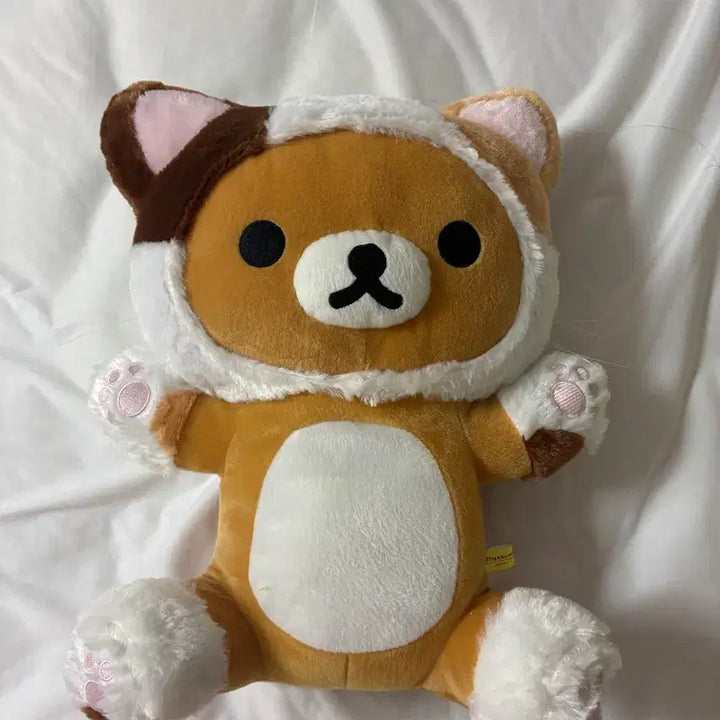 [BUNJANG] Neko Rilakkuma Plush Toy / 네코 리락쿠마 인형