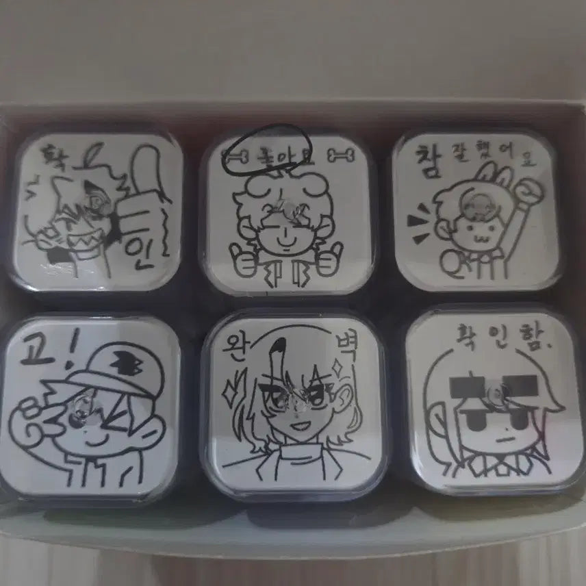 [BUNJANG]  잠뜰 미스터리수사반 Stamp Bundle Set / 잠뜰 미스터리수사반 도장 일괄