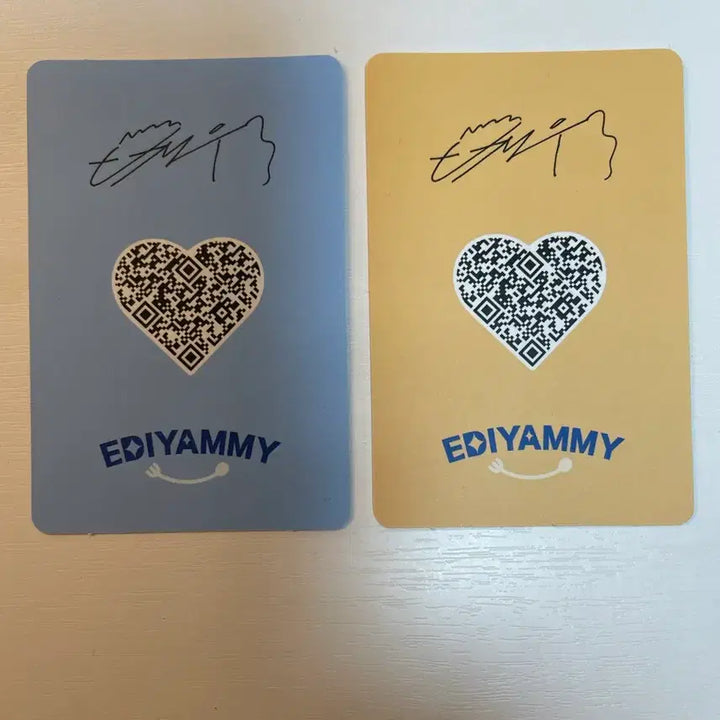 [BUNJANG] Byun Woo-seok Ediya Coffee Photocard Set (2 pcs) / 변우석 이디야커피 포토카드 2장 세트
