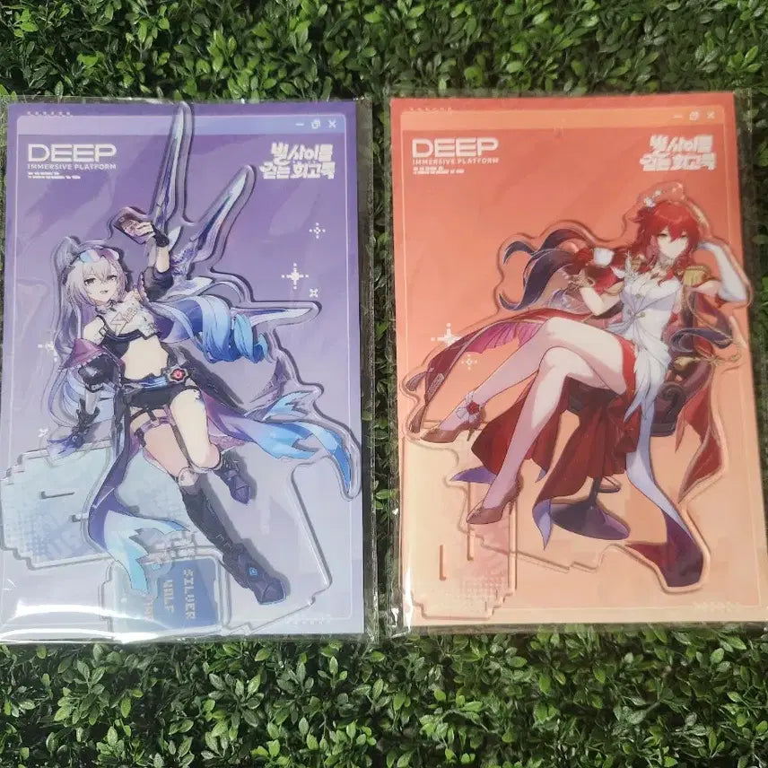 [BUNJANG] Honkai: Star Rail Exhibition Acrylic Stand - Silver Wolf / Himeko / 붕괴스타레일 별사이를 걷는 회고록 전시회 은랑 히메코 아크릴 스탠드 개별