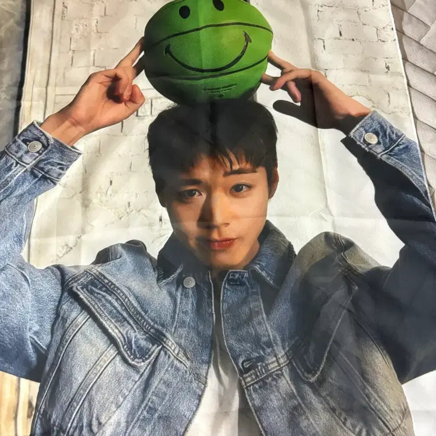 [BUNJANG] Park Ji Hoon Giyeong Chicken Fabric Poster / 기영이치킨 박지훈 패브릭 포스터
