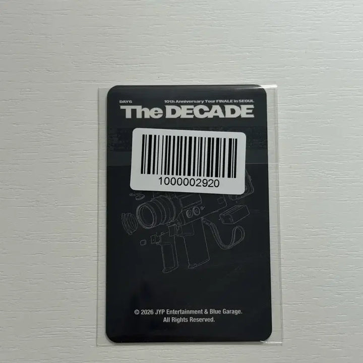 [BUNJANG] DAY6 The DECADE Dowoon Photocard / 데이식스 The DECADE 5만원 포카 도운