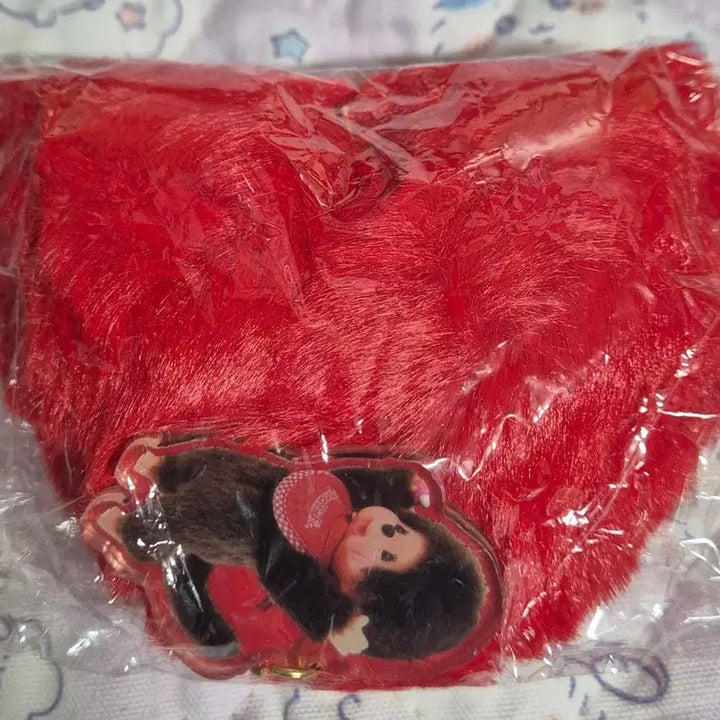 [BUNJANG] Monchhichi Heart Gachapon Keychain / 몬치치 하트 가챠 키링