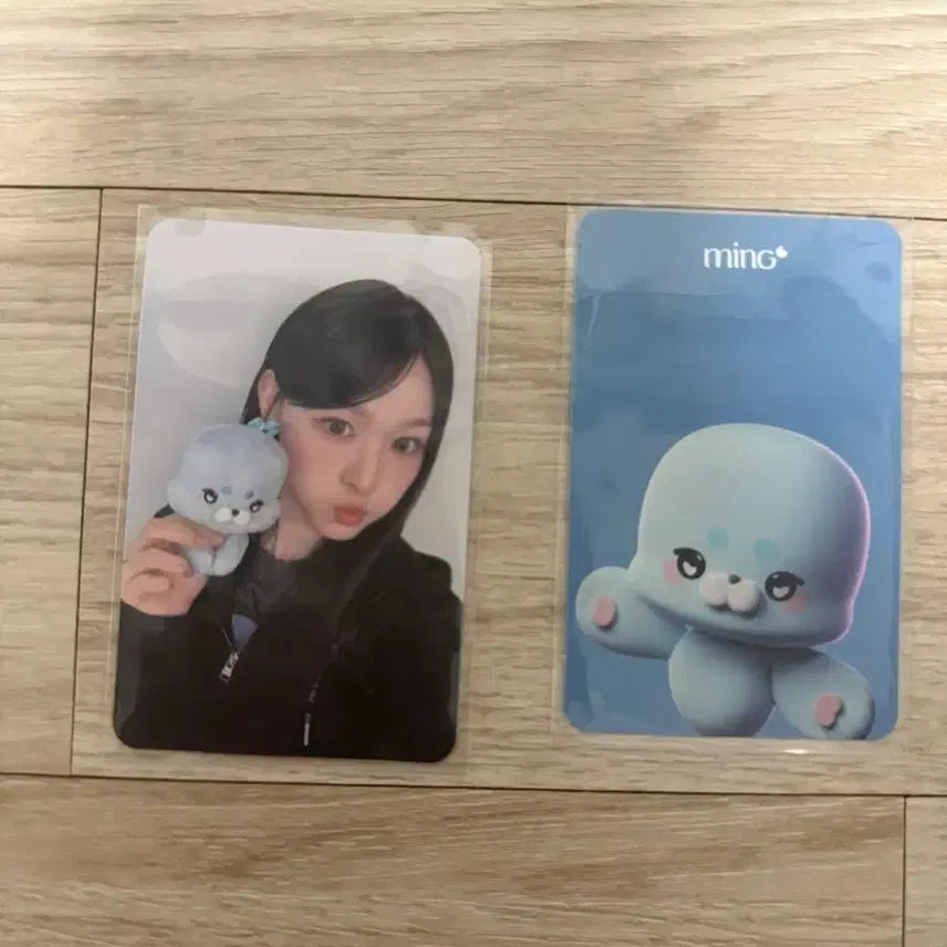 [BUNJANG] Lemini Ming Plush Doll Photocard / 새상품) Lemini 밍 포카 봉제인형