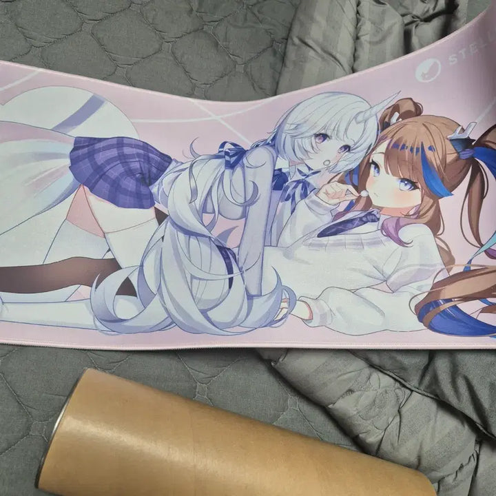 [BUNJANG] Stellive Kanna Yuki White Day Deskpad / 스텔라이브 칸나유니 화이트데이 장패드