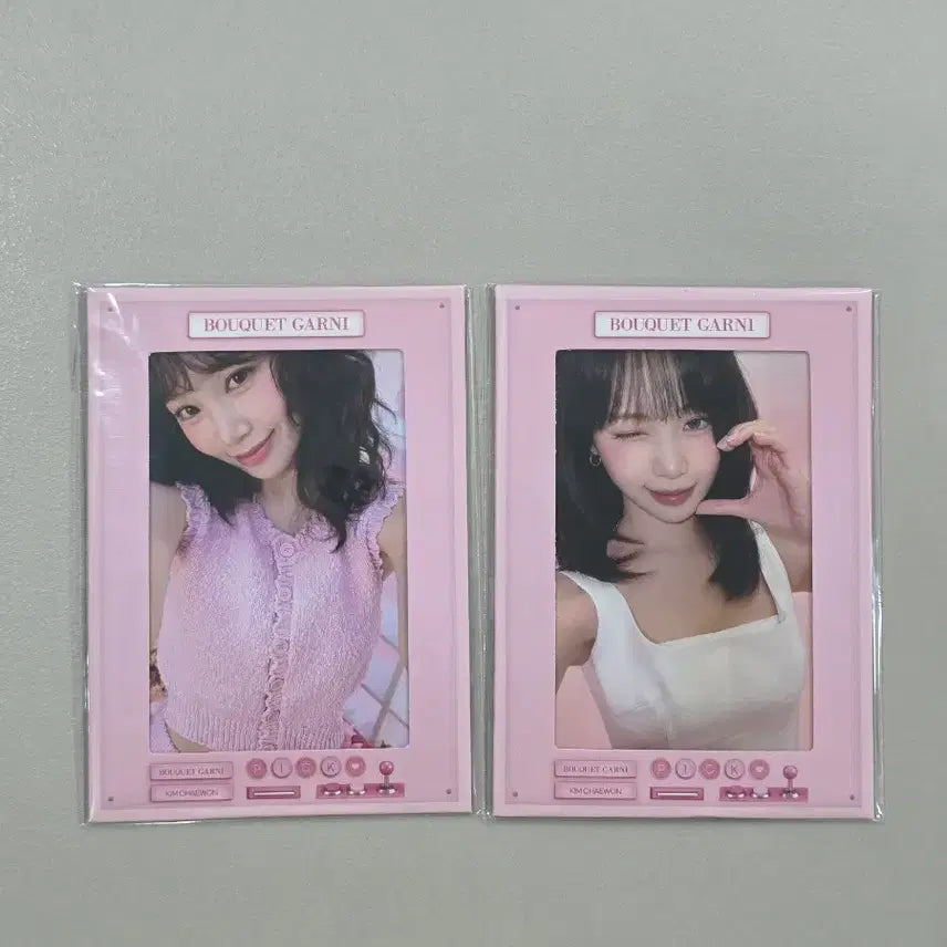 [BUNJANG] Chaewon Bouquet Garni Photocard Set (4 pcs) / 부케가르니 김채원 포카 4장 세트