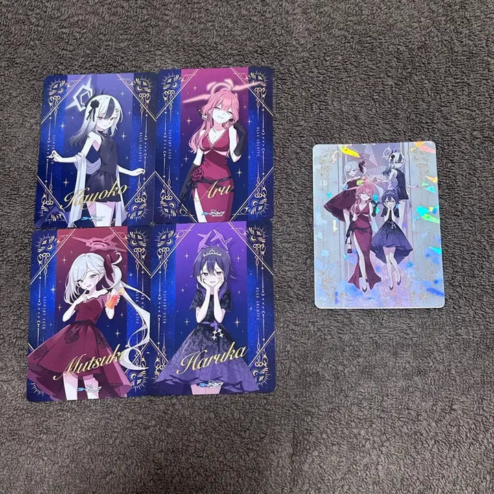 [BUNJANG] Blue Archive x GiGO Collaboration Bonus Heungsinso Hologram Cards Set / 블루아카이브 x GiGO 콜라보 특전 흥신소 전 종류 판매