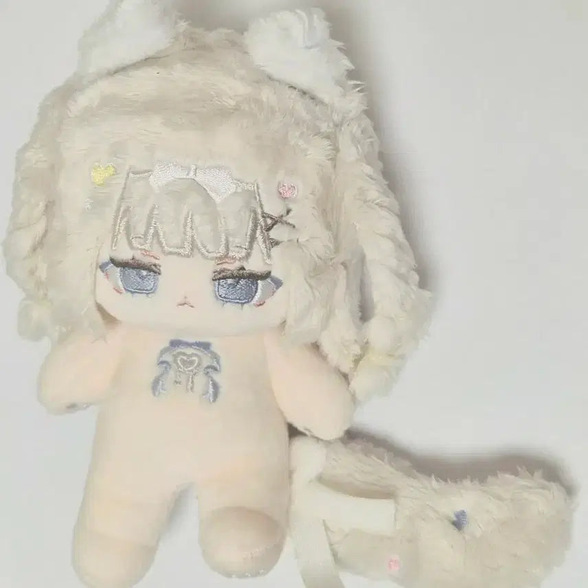 [BUNJANG] 10cm Unsung Cat Doll "Pong Pong" Blue Eyes / 10cm 무속성 솜인형 고양이 벽안 폰폰 뼈깅 10깅