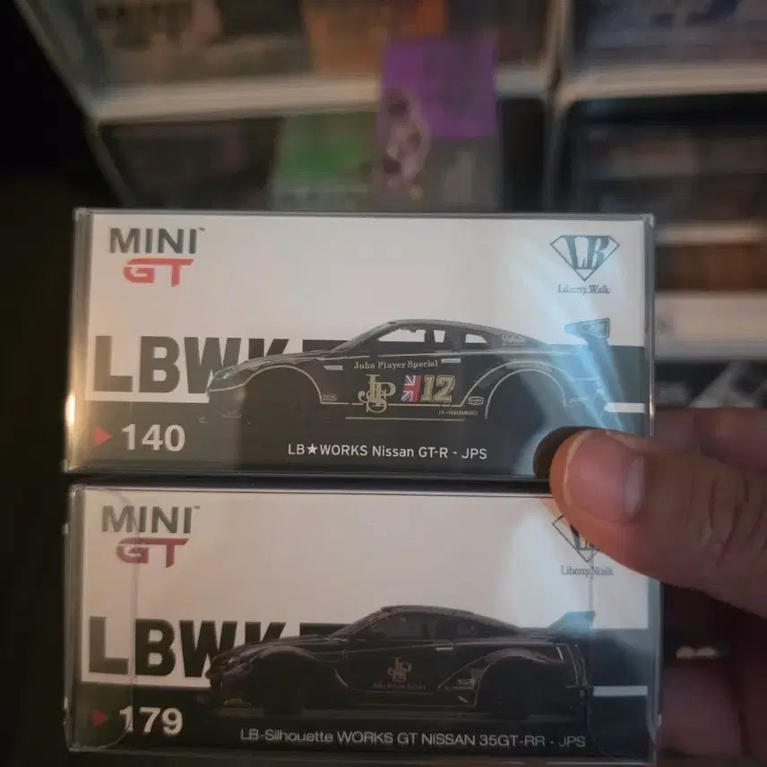 [BUNJANG] MiniGT LBWK Nissan GT-R JPS 35GT-RR JPS 2-Model Set / 미니GT LBWK 닛산 GT-R JPS / 35GT-RR JPS 2종