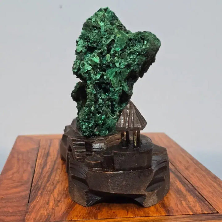 [BUNJANG] Malachite Raw Stone Mineral Sculpture / 26071805 컬러와 변화가 기가막힌 말라카이트 원석 광물 수석 팝니다