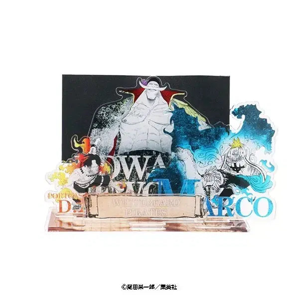 [BUNJANG] One Piece Whitebeard Pirates Jolly Roger Acrylic - Sealed / 원피스 흰수염 해적단 해적기 아크릴 미개봉