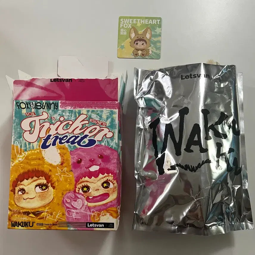 [BUNJANG] Top Toy Wakuku Sweetheart Fox Keyring / [당일발송] 탑토이 와쿠쿠 스윗하트 폭스 키링 새상품 (쌍궤 우서흔 착용)
