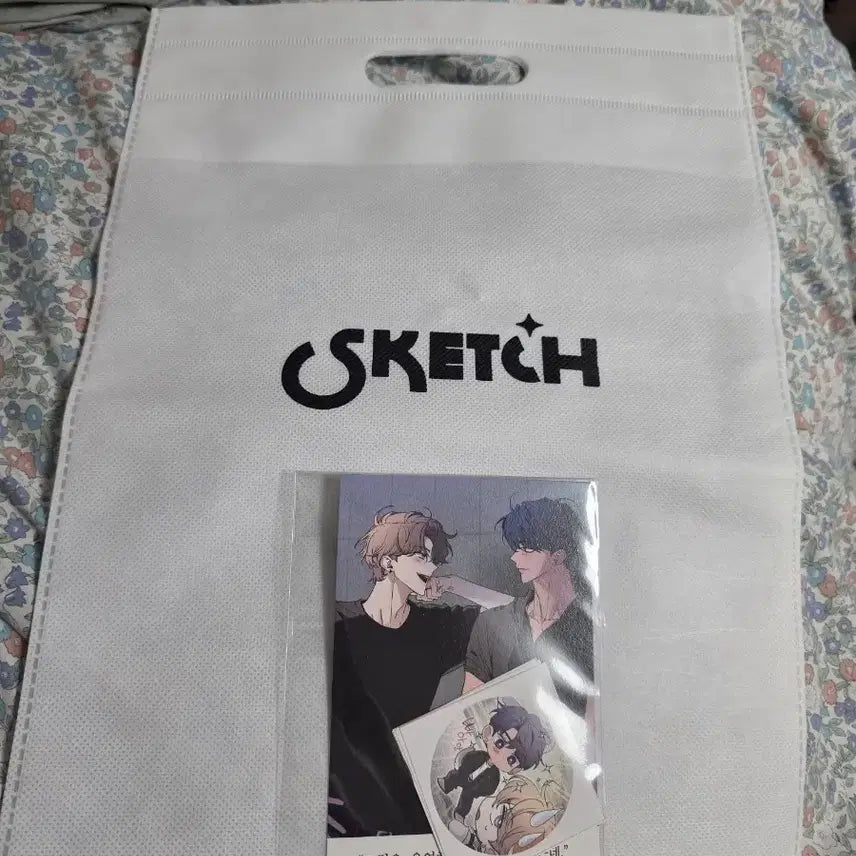 [BUNJANG] B-ON Sketchbook Goods Postcard Sticker Set / 비온 스케치백 입장 굿즈 엽서 스티커 세트
