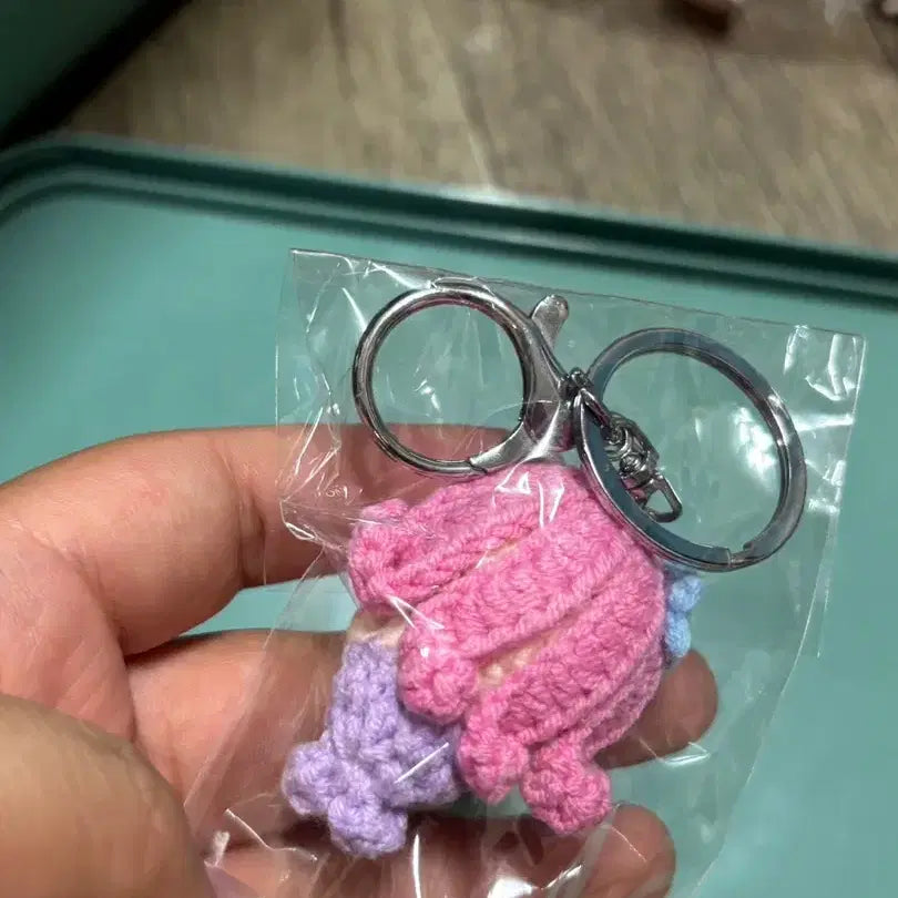 [BUNJANG] The Little Mermaid Crochet Doll Keychain / 인어공주 뜨개 인형 키링