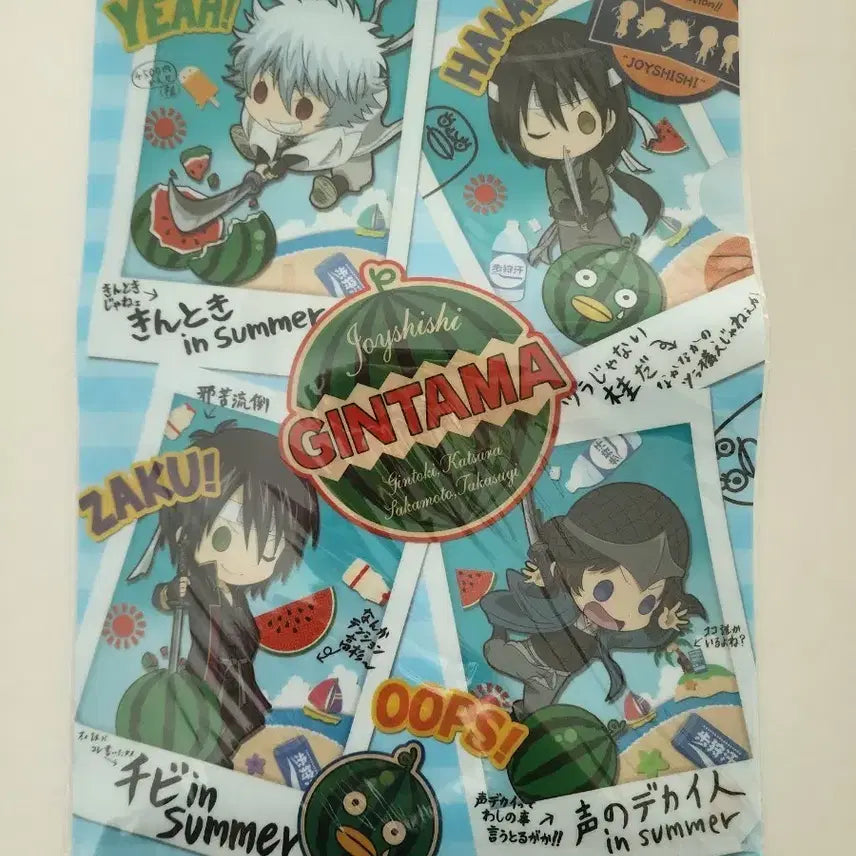 [BUNJANG] Gintama Characters Clear File - Katsura Kotarou Summer Illustration / 은혼 캐릭터 클리어 파일 양이지사 여름 일러스트