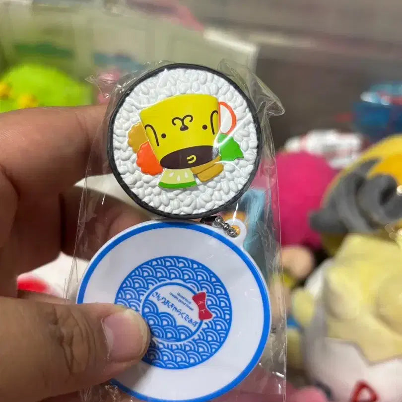 [BUNJANG] Sanrio Pompompurin Sushi Gachapon Keychain / 산리오 폼폼푸린 초밥 가챠 키링