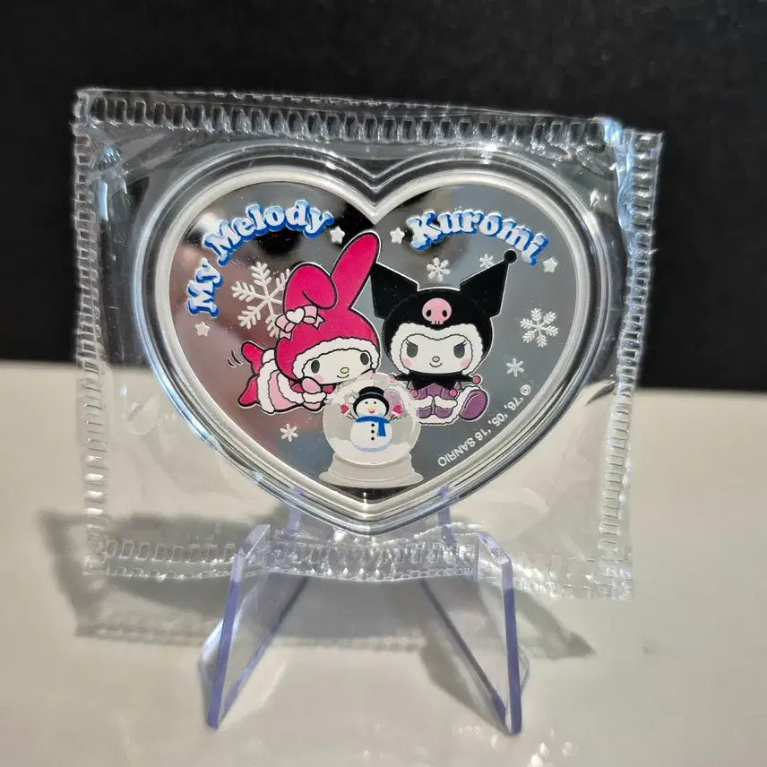 [BUNJANG] Sanrio My Melody &amp; Kuromi 1oz Silver Medal (Limited Edition) / 산리오 라이선스 마이멜로디&amp;쿠로미 1온스 은메달