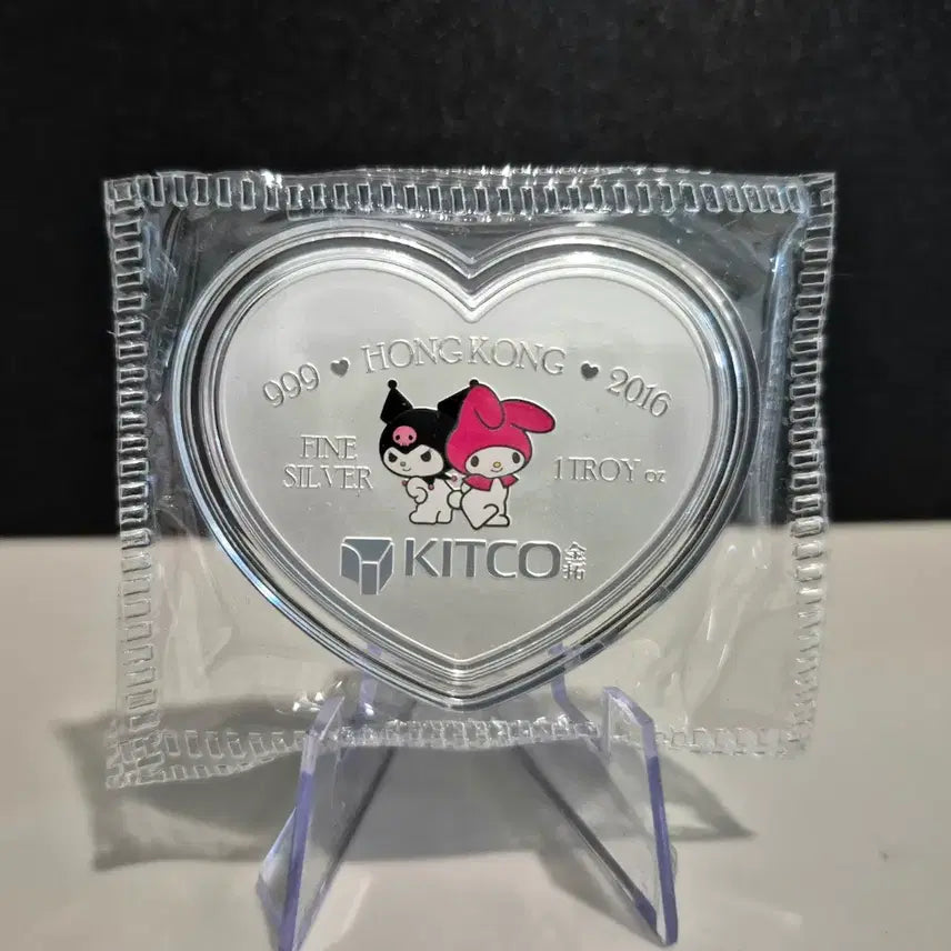 [BUNJANG] Sanrio My Melody &amp; Kuromi 1oz Silver Medal (Limited Edition) / 산리오 라이선스 마이멜로디&amp;쿠로미 1온스 은메달