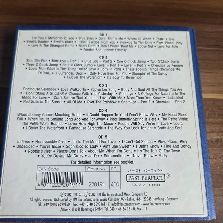 [BUNJANG] Erroll Garner Hall of Fame 5CD Box Set / 에롤 가너 Hall Of Fame 5CD 박스세트
