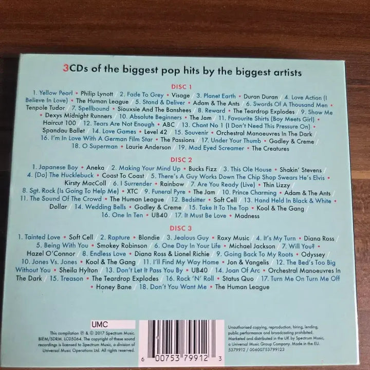[BUNJANG] Top of the Pops 1981 3CD Album / Top of the Pops 1981 3CD 앨범