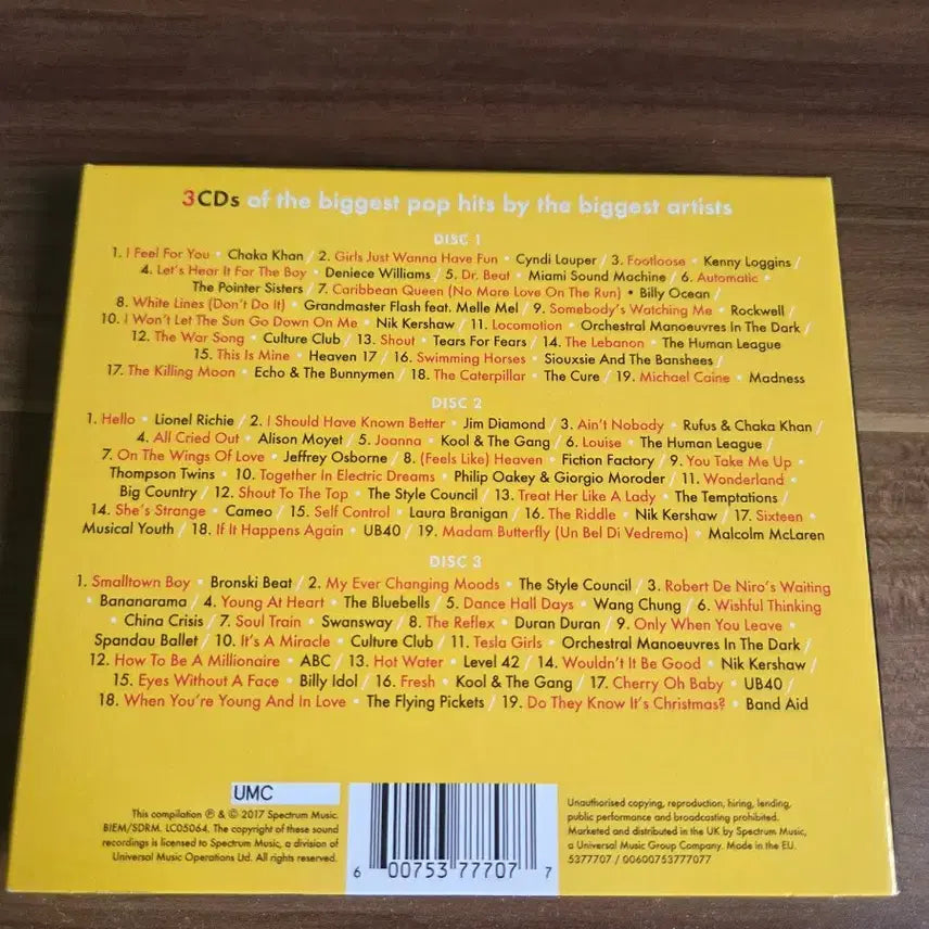 [BUNJANG] Top of the Pops 1984 3CD Album / Top of the Pops 1984 3CD