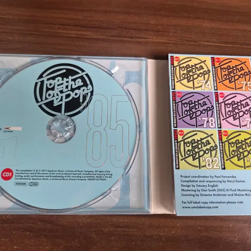 [BUNJANG] Top of the Pops 1985 3CD Album / Top of the Pops 1985 3CD 앨범