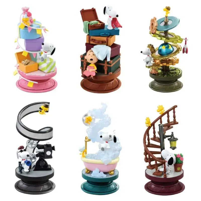 [BUNJANG] Snoopy Spiral Diorama - Bath (Re-Ment) / 스누피 스파이럴 디오라마 리멘트