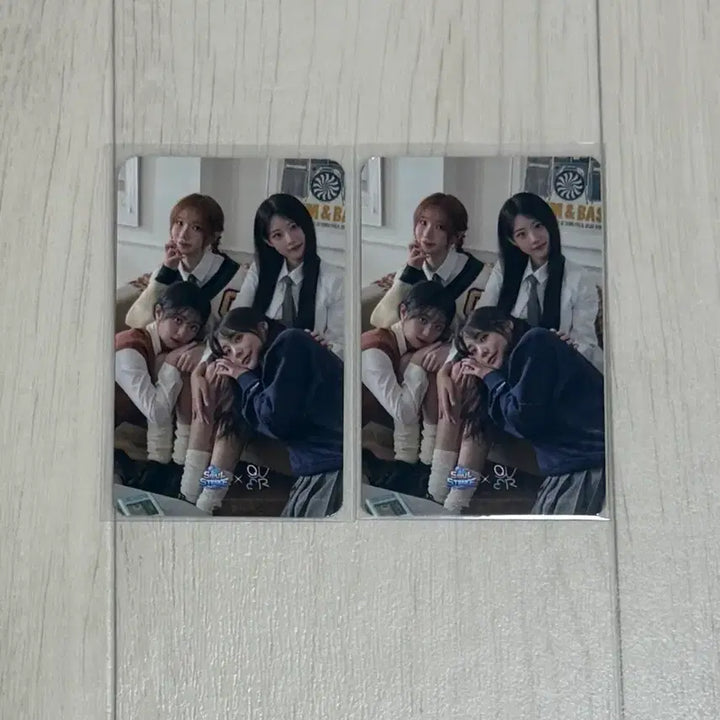 [BUNJANG] QWER Soul Strike Double-Sided Photocard (Magenta, Ina) / QWER 소울 스트라이크 양면 포토카드