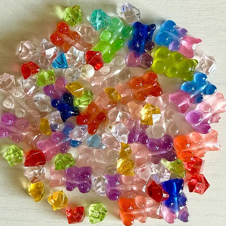 [BUNJANG] Haribo &amp; Gem Charms Bundle / 오늘만 할인!)슬라임 파츠 하리보 파츠 보석 파츠 일괄 판매