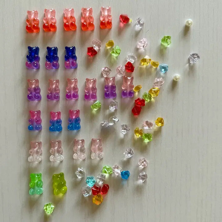 [BUNJANG] Haribo &amp; Gem Charms Bundle / 오늘만 할인!)슬라임 파츠 하리보 파츠 보석 파츠 일괄 판매